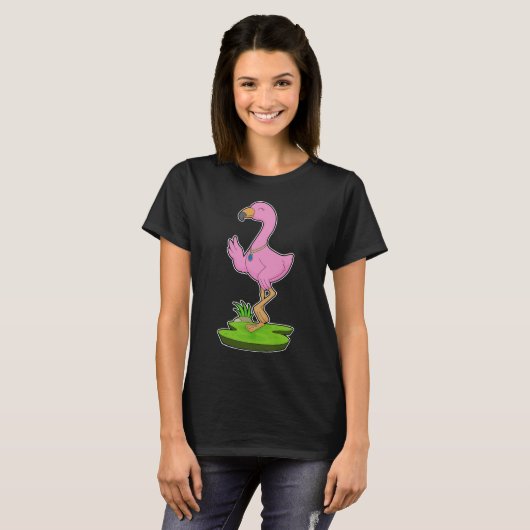 Flamingo Ketting T-shirt (Voorkant volledig)