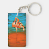 Flamingo Key-keten Sleutelhanger (achterkant)