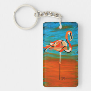 Flamingo Key-keten Sleutelhanger