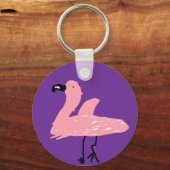 Flamingo Key-keten Sleutelhanger (Voorkant)
