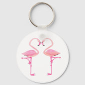 Flamingo keyring sleutelhanger (Voorkant)