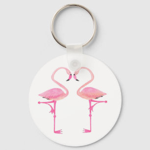 Flamingo keyring sleutelhanger