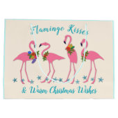 Flamingo Kisses Warm-kerstcadeautas Groot Cadeauzakje (Achterkant)