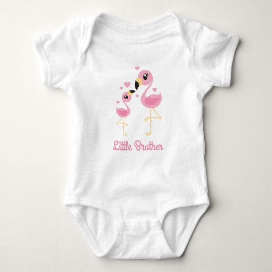 Flamingo Kleine Broer Romper (Voorkant)