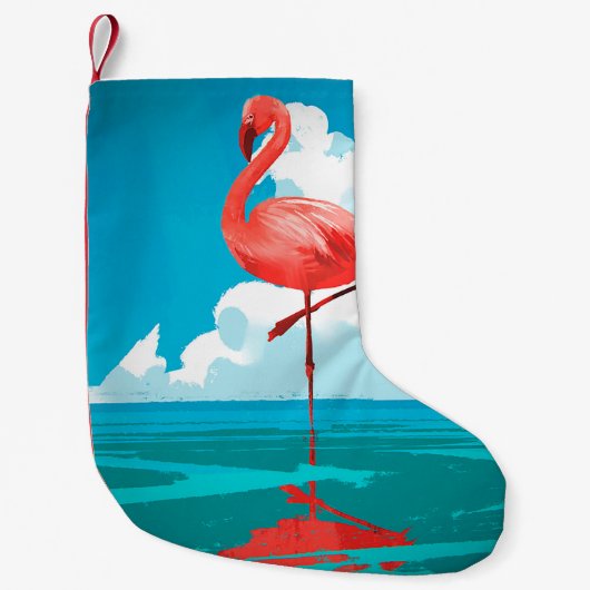 Flamingo Kleine Kerstsok (Voorkant)