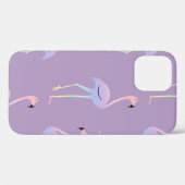 Flamingo kleurrijke regenboogvogel. Schitterend na Case-Mate iPhone Case (Achterkant (horizontaal))