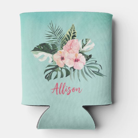 Flamingo Koelbox Tropical Bachelorette Party Blikjeskoeler (Achterkant)