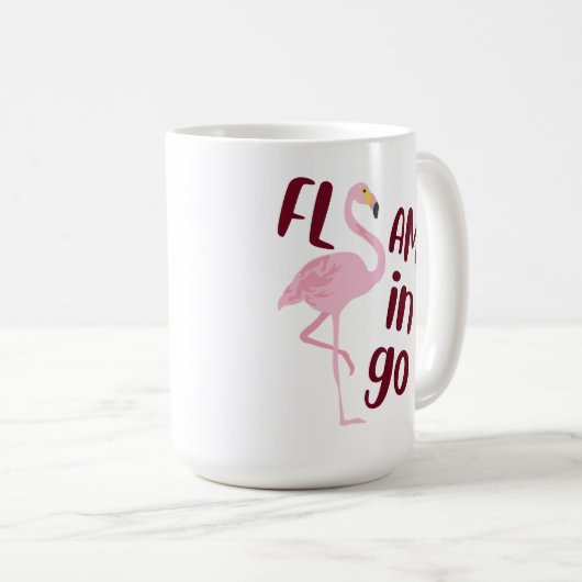 Flamingo Koffiemok (Voorkant rechts)