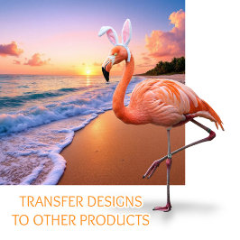 Flamingo Konijnenoren Leven Magnetische Kaart