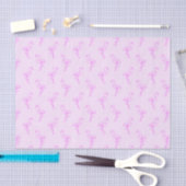 Flamingo Koorts Roze Tropisch Patroon Tissuepapier (Craft)