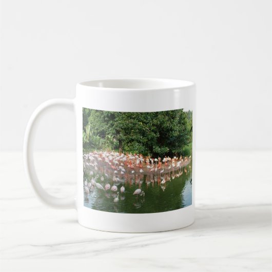 flamingo-koppel koffiemok (Links)