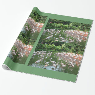 Flamingo kudde verjaardag, Kerstmis cadeau verpakk Cadeaupapier