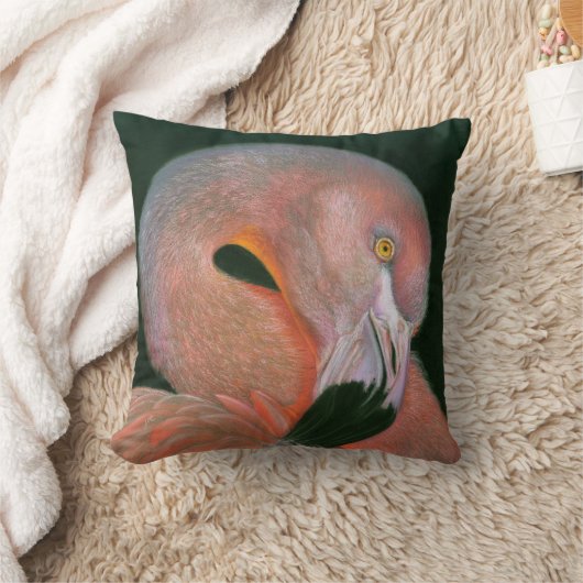 Flamingo kussen (Deken)