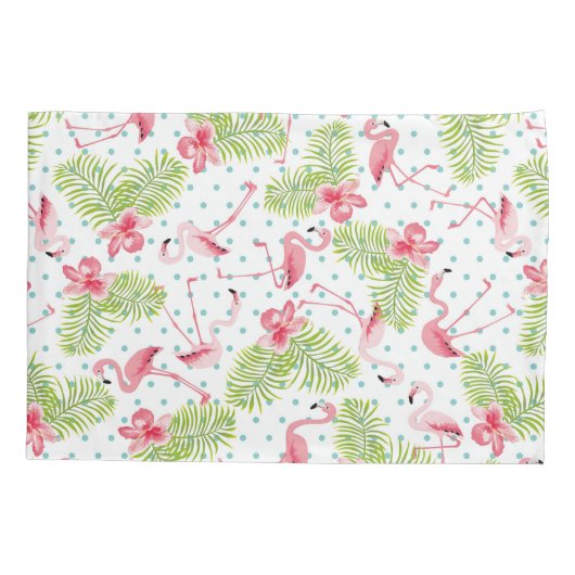 Flamingo Kussensloop (Achterkant)