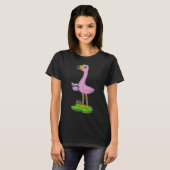 Flamingo Leesboek T-shirt (Voorkant volledig)