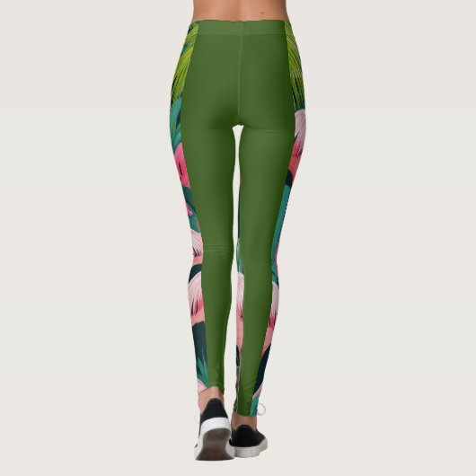 flamingo leggings (Achterkant)