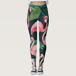flamingo leggings