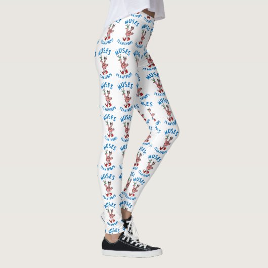 Flamingo Leggings - Grote logo (Rechts)