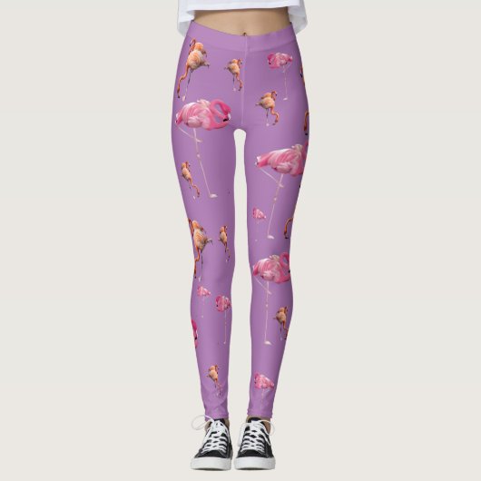 Flamingo-Leggings Leggings (Voorkant)