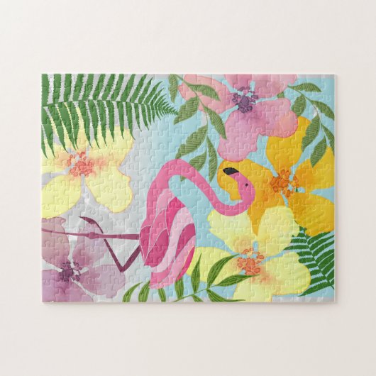 Flamingo Legpuzzel (Horizontaal)