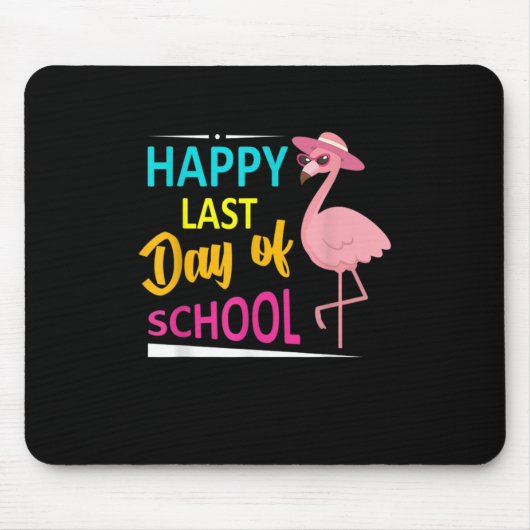 Flamingo-leraar op school muismat (Voorkant)