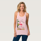 Flamingo Let's Flamingle Family Reunion Tank (Volledige Voorkant)