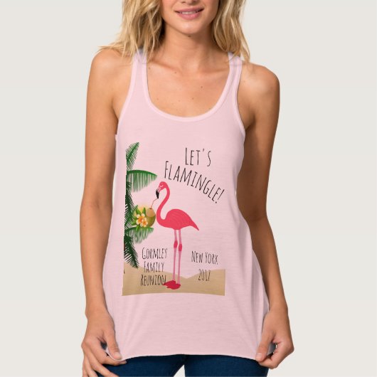 Flamingo Let's Flamingle Family Reunion Tank (Voorkant)