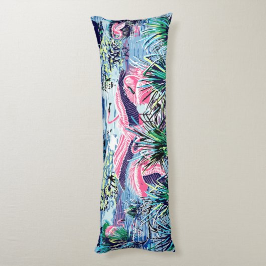 Flamingo Lichaamskussen (Achterkant (Verticaal))