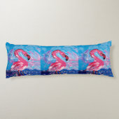 Flamingo Lichaamskussen (Achterkant)