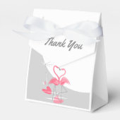 Flamingo Liefde Grote Maan Dank Je Favorietendoos  Bedankdoosjes (Voorkant Zijde)