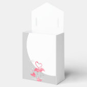 Flamingo Liefde Grote Maan Namen gunst box tent Bedankdoosjes (Geopend)