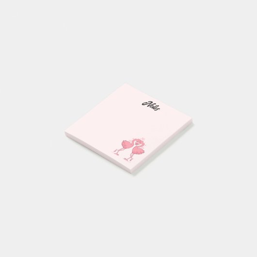 Flamingo Liefde Post-it® Notes (Schuin)