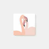 Flamingo Liefde Post-it® notes (Voorkant)