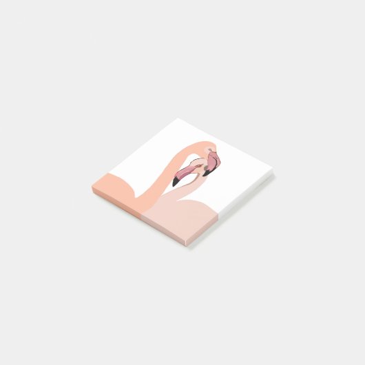 Flamingo Liefde Post-it® notes (Schuin)