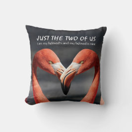 FLAMINGO Liefde Valentijn Koppel ALLEEN WIJ TWEEEN Kussen