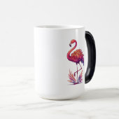 Flamingo liefhebber Grote Morphing Magische Mok (Voorkant rechts)