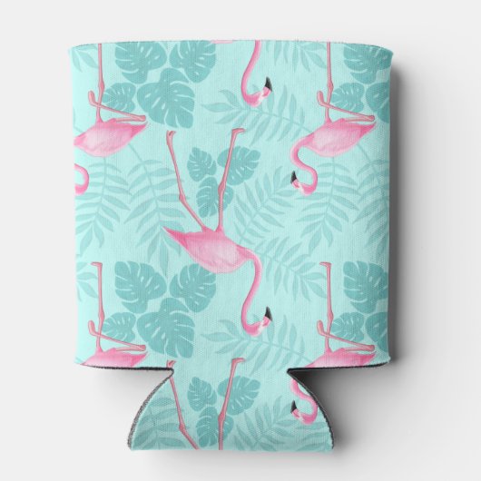 Flamingo Light Blue Blikjeskoeler (Achterkant)