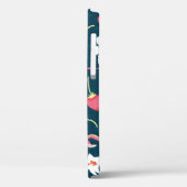 Flamingo Lilies: Tropisch ontwerp. Case-Mate iPhone Case (Achterkant / Links)