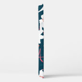Flamingo Lilies: Tropisch ontwerp. Case-Mate iPhone Case (Achterkant / Rechts)