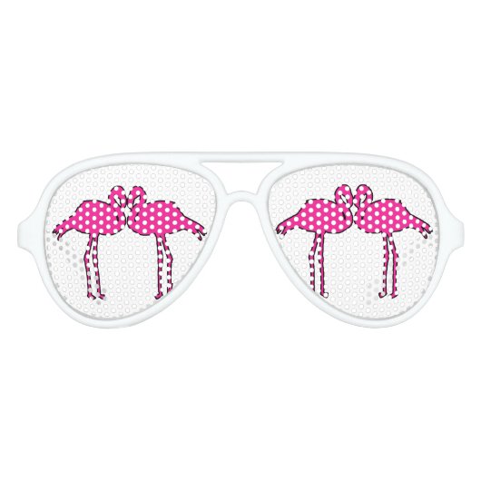 Flamingo Love Aviator Zonnebril (Voorkant)
