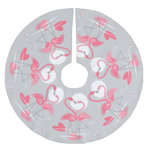 Flamingo Love-boomrok Kerstboom Rok