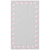 Flamingo Love Border tablecloth 60x104 Tafelkleed (Voorkant)