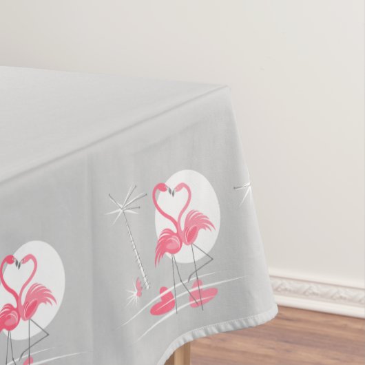 Flamingo Love Border tablecloth 60x84 Tafelkleed (Voorbeeld)