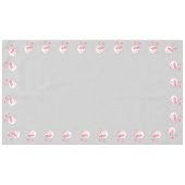 Flamingo Love Border tafelkleed 60x104 (Voorkant (Horizontaal))