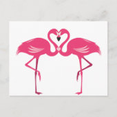 Flamingo Love Briefkaart (Voorkant)