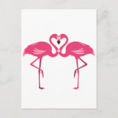 Flamingo Love Briefkaart (Voorkant)