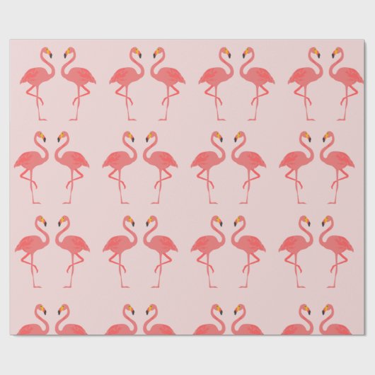 Flamingo Love Cadeaupapier (Vlak)