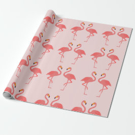 Flamingo Love Cadeaupapier