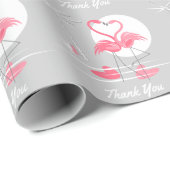 Flamingo Love Dank je dat je papier inpakt (Rol Hoek)