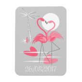 Flamingo Love Date Flexnet Magneet (Verticaal)